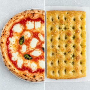 Czym się różni pizza od focacci